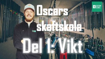 Oscars skaftskola del 1: Vikt på skaft. Vilken vikt skall jag spela på mina skaft?