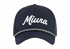 Miura Modern Script Rope Cap - Navy