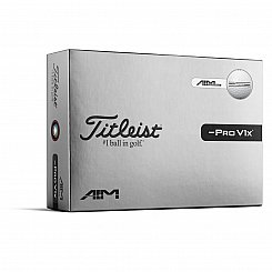 Titleist PRO V1x - Left Dash AIM Enhanced -26 - White