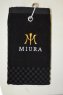 Miura Cross Tri-fold Towel - Svart