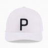 Puma P Golf Cap - White