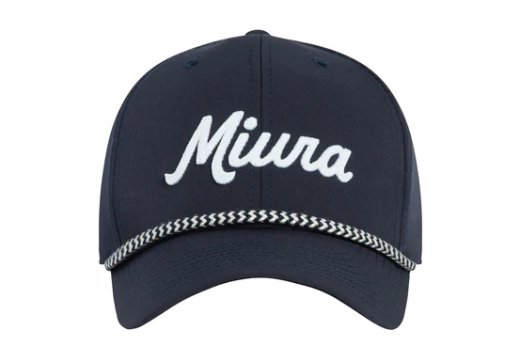 Miura Modern Script Rope Cap - Navy