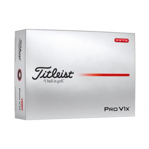 Titleist PRO V1x High Numbers - White