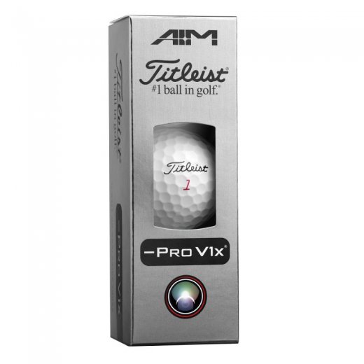 Titleist PRO V1x - Left Dash AIM Performance Black -26 - Vit
