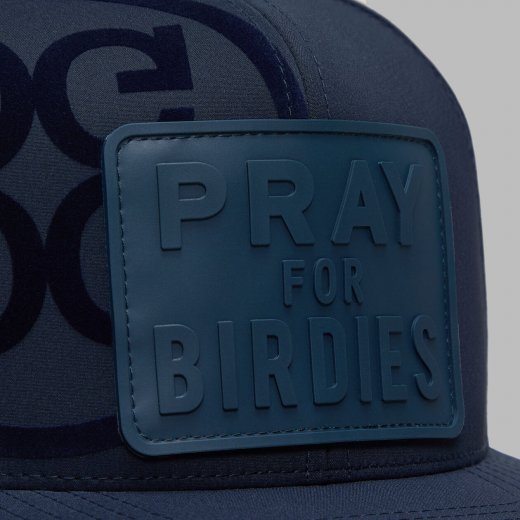 G/Fore PRAY FOR BIRDIES PATCH PERFORATED DELTA HAT - TWILIGHT - Keps