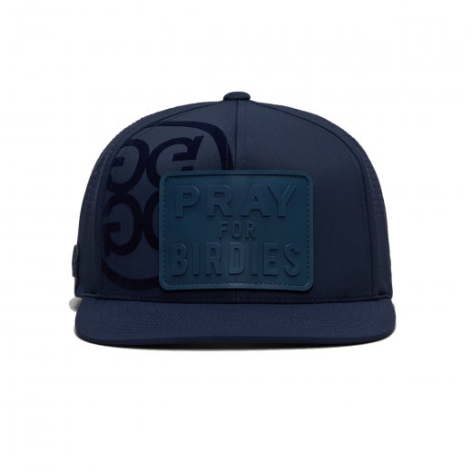 G/Fore PRAY FOR BIRDIES PATCH PERFORATED DELTA HAT - TWILIGHT - Keps