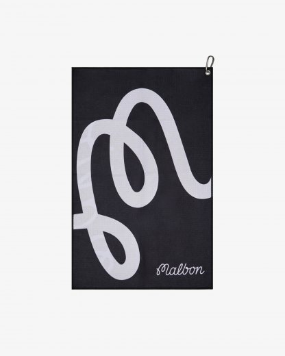 MALBON GOLF TOWEL - BLACK