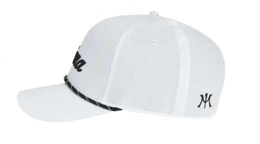 Miura Modern Script Rope Cap - White
